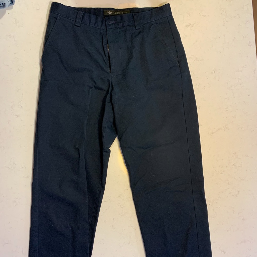 Docker's blue dress pants